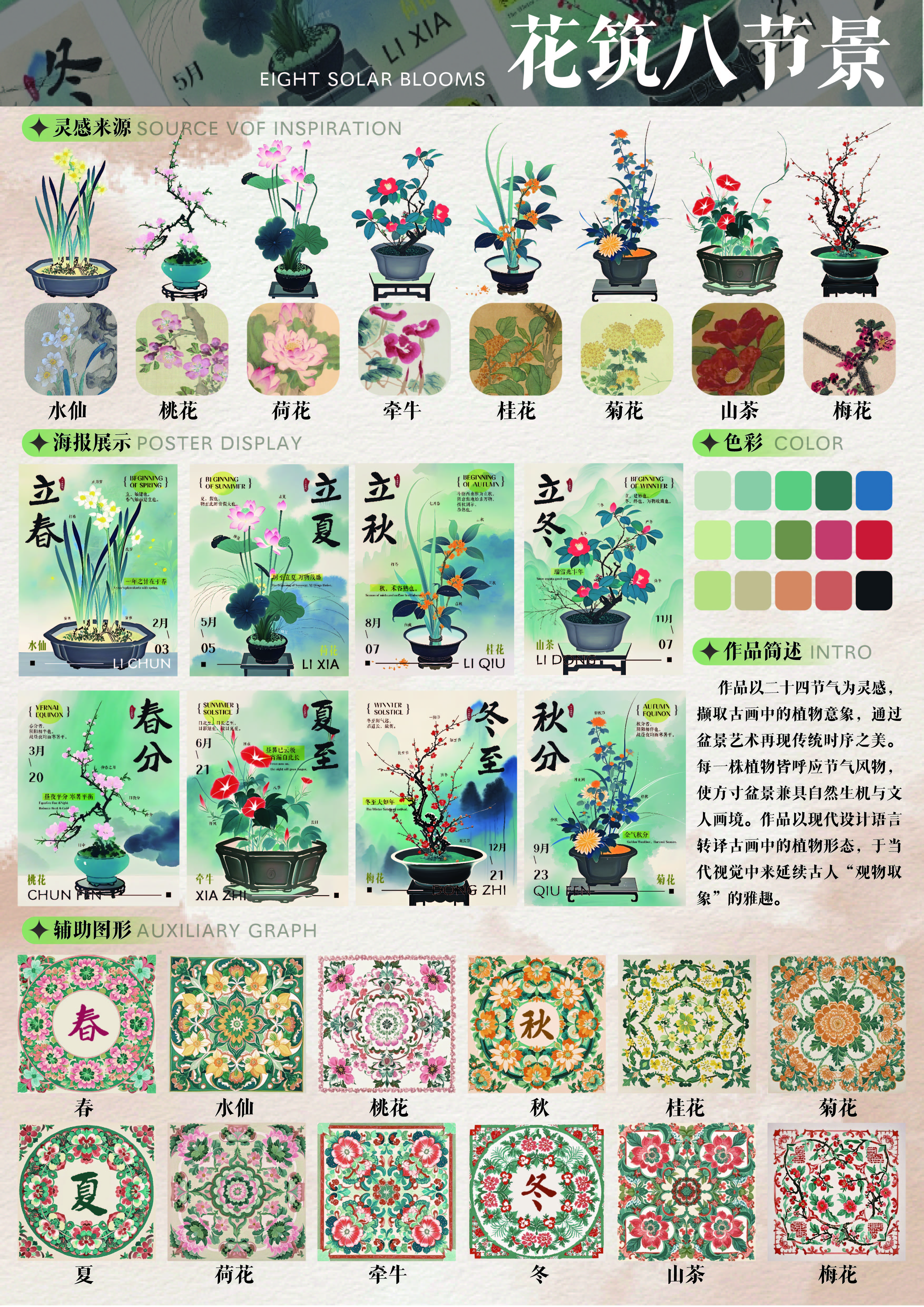 花筑八节景——2025经开杯·数字艺术设计赛项优秀作品展-"经开杯"全国大学生创新创业大赛